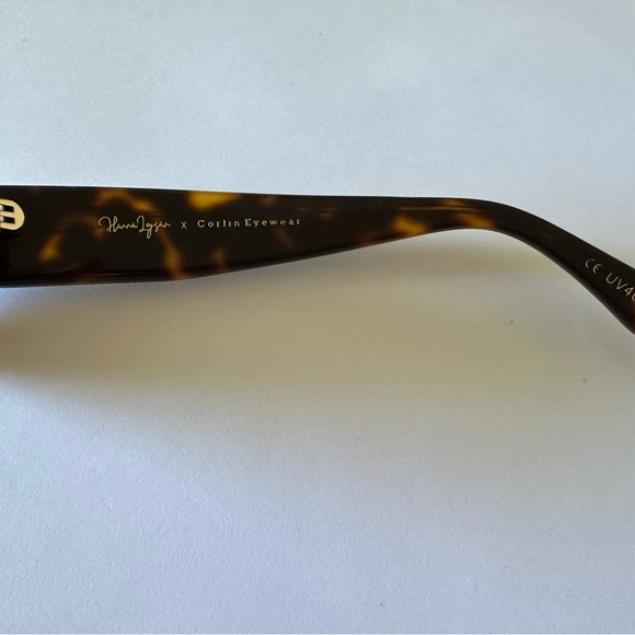 REVOLVE x CORLIN EYEWEAR Hanna & Lojsan Sunglasses in Sand Tortoise main image 8